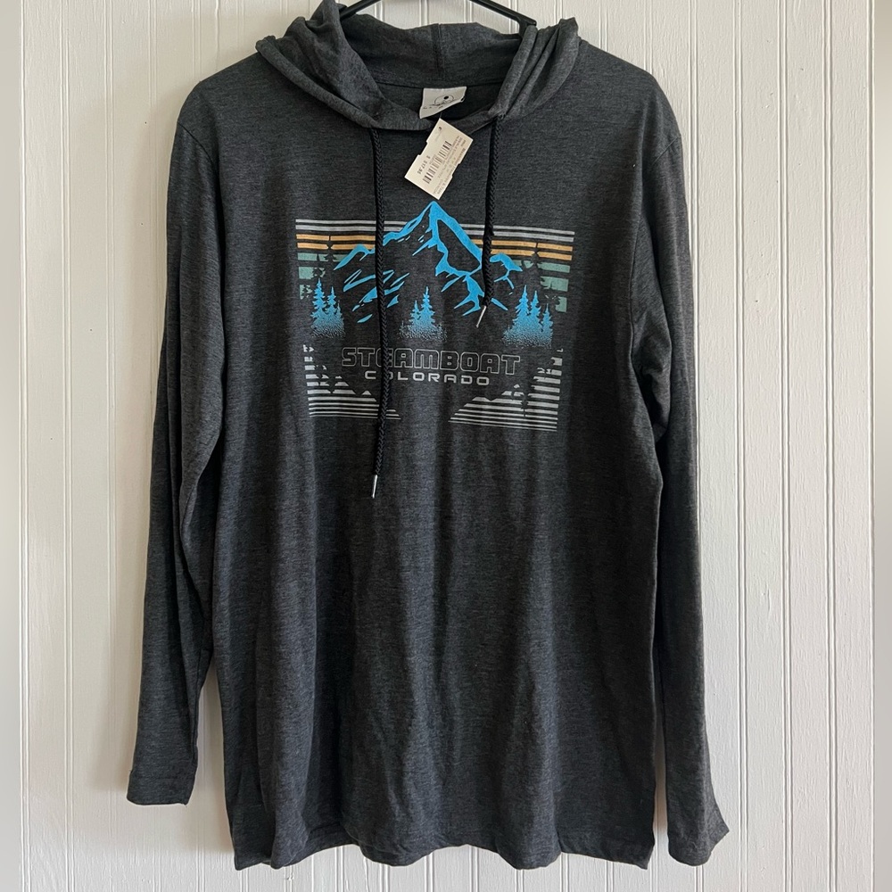 Steamboat Colorado hooded t-shirt